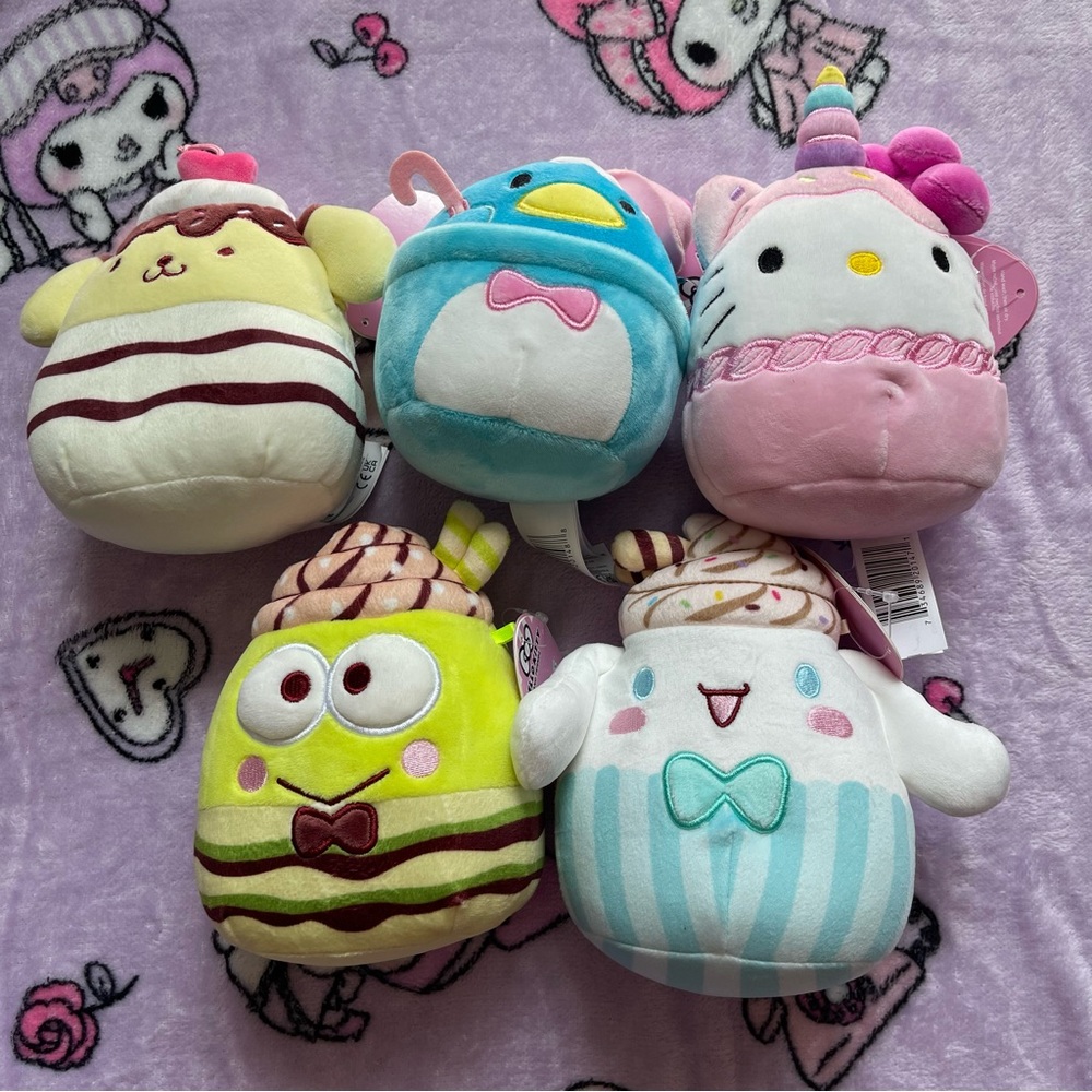 5” Sanrio Squishmallow Lot